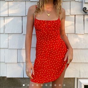 Réalisation Par Inez dress in Rossa - altered length